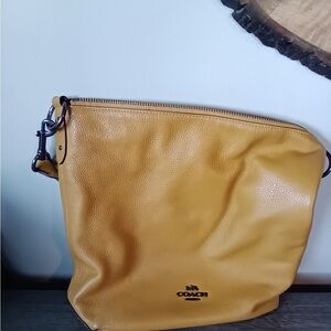 Coach Mustard Leather Crossbody Bag